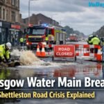 Glasgow Water Main Break Shettleston Road