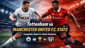 Tottenham vs Manchester United F.C. Stats