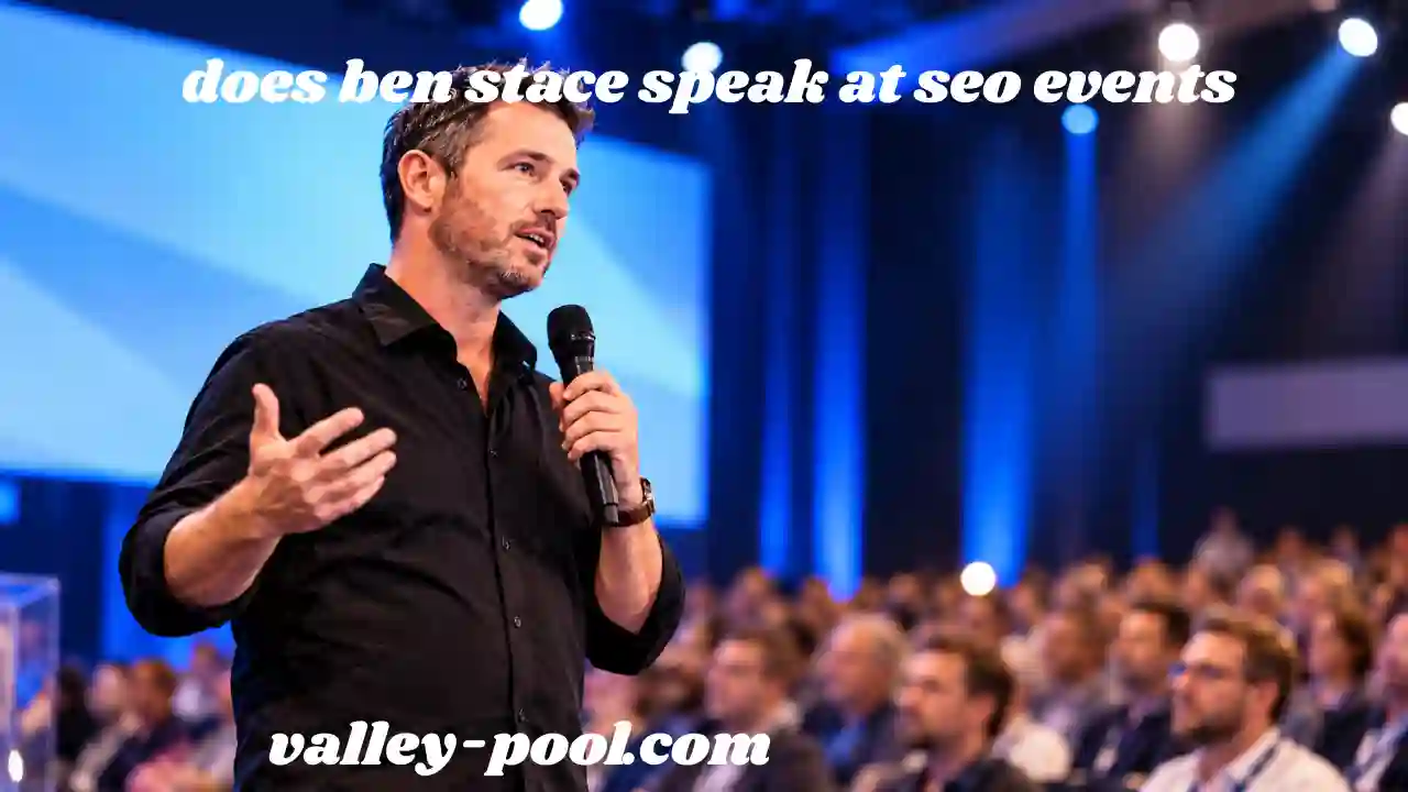 does ben stace speak at seo events​